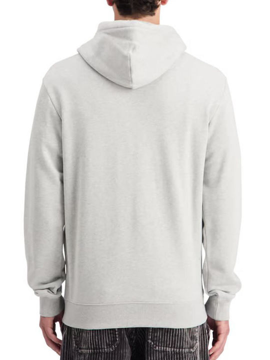 Scotch & Soda Men's Sweatshirt with Hood Grey Melange