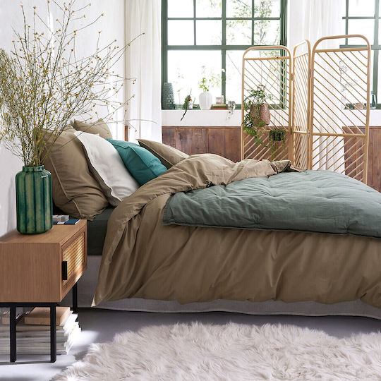La Redoute Interieurs Abella Bed Base Cover Beige 160x200cm 1pcs 350049627_6467_40