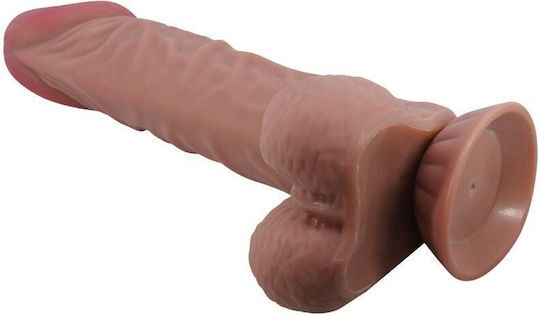 Pretty Love Sliding Skin Series Ρεαλιστικό Dildo με Βεντούζα Flesh 24cm