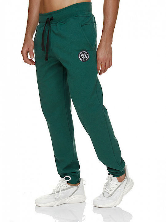 Bodymove Men's Sweatpants with Rubber Green