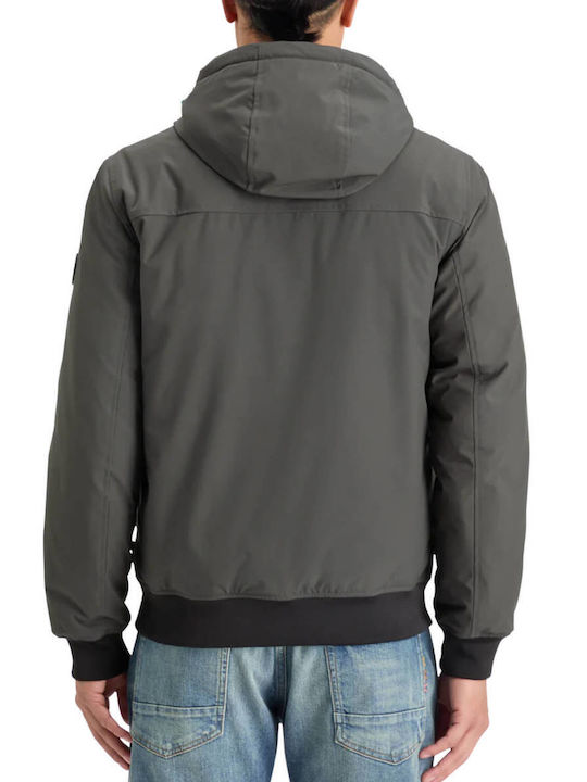 Scotch & Soda Men's Winter Softshell Jacket Waterproof and Windproof Vinyl