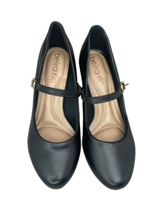 Pumps mit Riemchen Schwarz