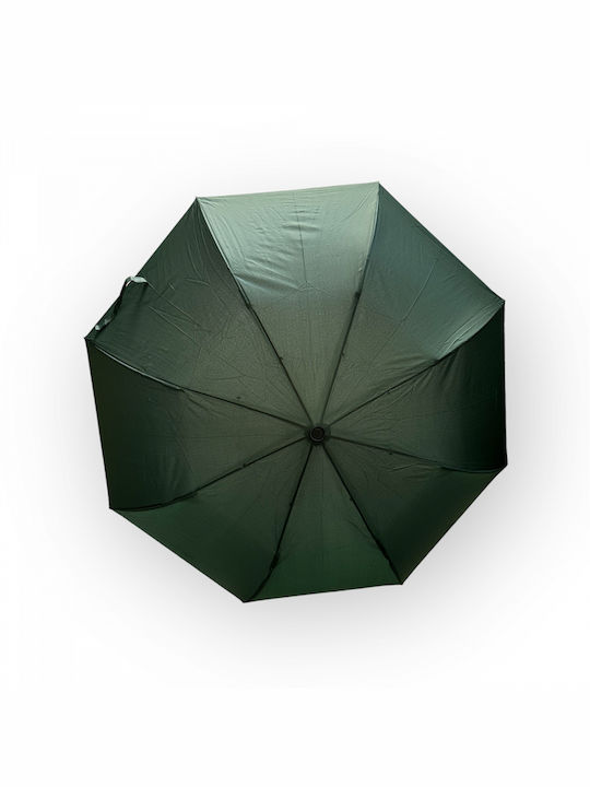 Rain Windproof Automatic Umbrella Compact Green