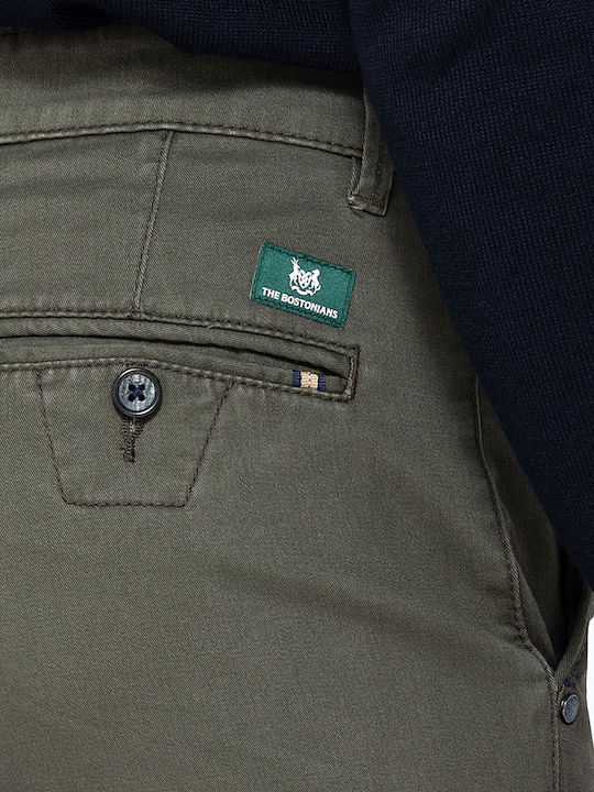 Hose Elastisch Olive