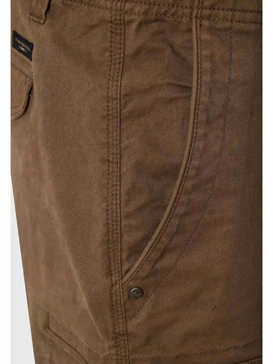 Trousers Cargo in Regular Fit Coffee