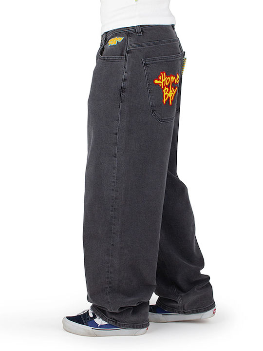 Homeboy X-tra Men's Jeans Pants in Baggy Line Grey