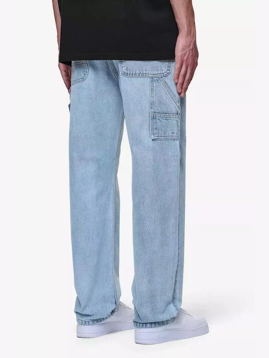 Pegador Men's Jeans Pants in Baggy Line Light Blue