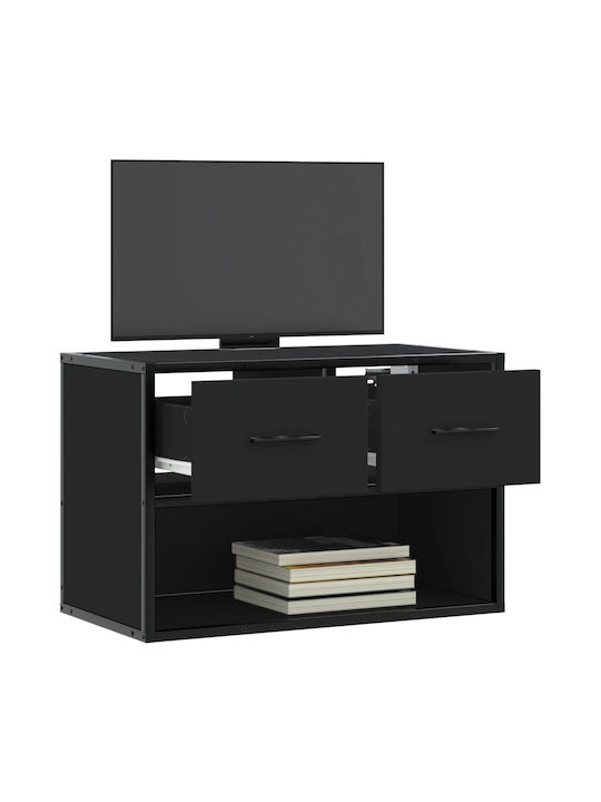 TV-Möbel aus Metall & Holz Black L60xB31xH39.5cm