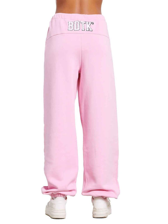 BodyTalk Hohe Taille Damen-Sweatpants Jogger Popsicle Vlies