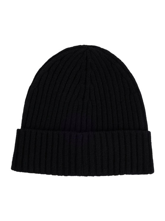 Beanie Unisex Beanie Knitted in Black color