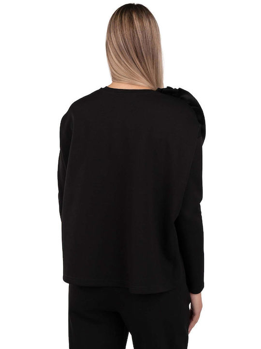 Psophia Damen Bluse Langärmelig Schwarz