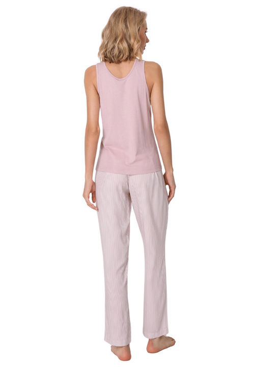 Aruelle Women's Pajama Vanessa Long Dusty Pink