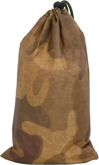 vidaXL Plasă de camuflaj Bej 1.44x4.12m