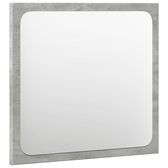 vidaXL Πάγκος με Νιπτήρα & Καθρέπτη Μ41xΒ38.5xΥ46cm Γκρι Σκυροδέματος