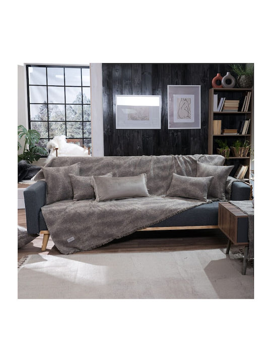 Teoran Three-Seater Sofa Throw Hampton 180x300cm 04