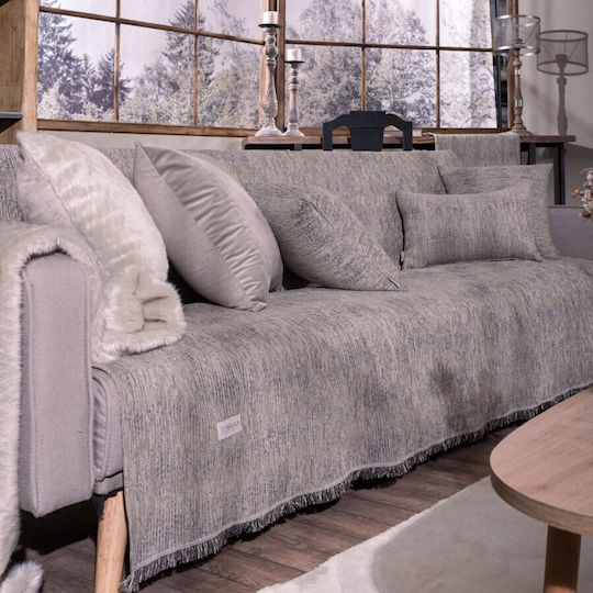Teoran Toronto Ριχτάρι Τριθέσιου Καναπέ Chenille 180x300εκ. 07