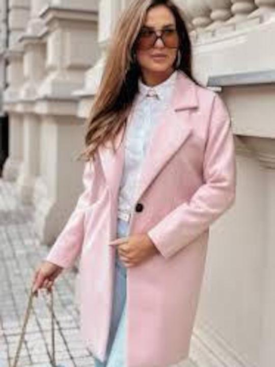 Woman's Fashion Women's Coat Pink