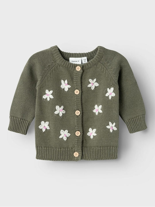 Name It Kids Cardigan Knitted Green