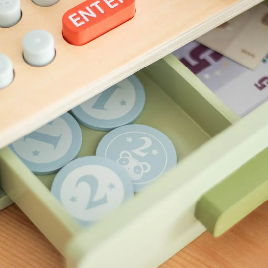UMU Toys Children's Cash Register made of Wood 35pcs