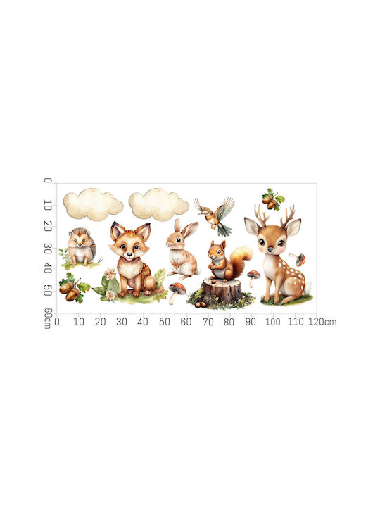 Decowalls Kinder Wandsticker Wand 60x120cm