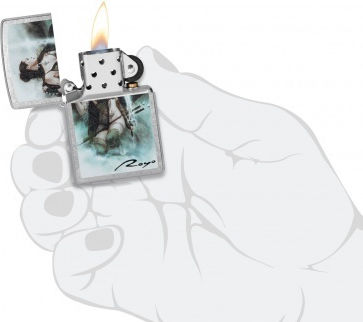 Zippo Αντιανεμικός Αναπτήρας Φλόγας Πολύχρωμος