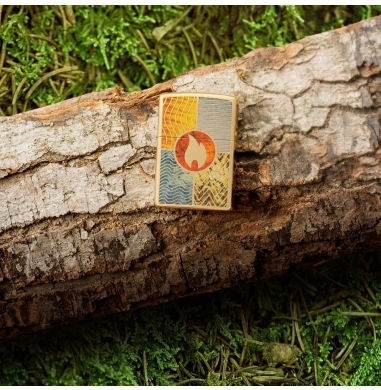 Zippo Four Windproof Plasma Lighters in Bronze Color