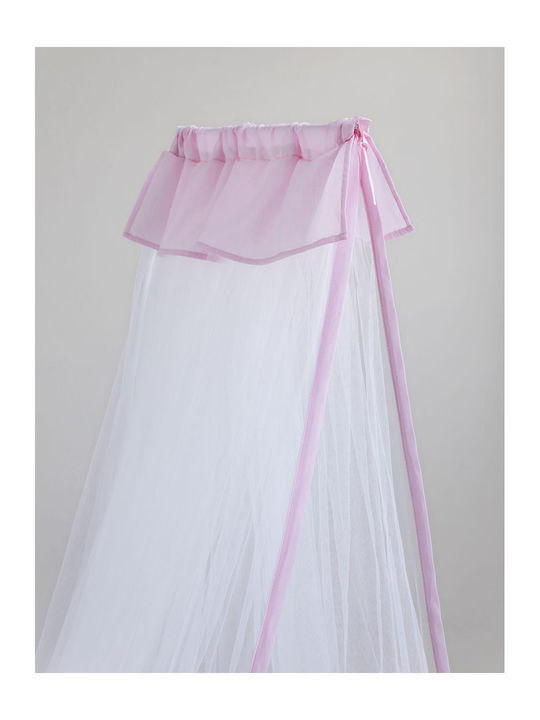 Nima Mosquito Net Crib Cotton Pink 240x600cm