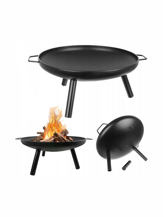 Outdoor Fireplace Terrace Garden Steel 70x59x29cm R