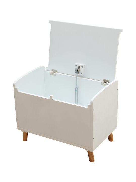Polihome din Lemn Loria Alb 50x30x39cm 1buc