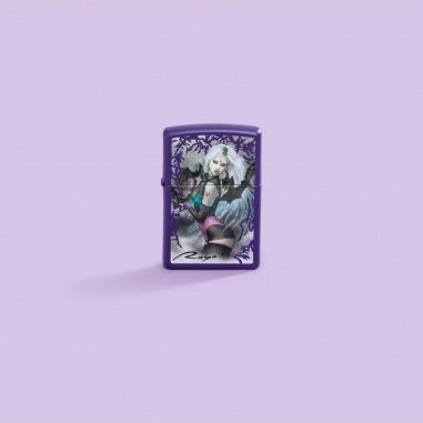 Zippo Luis Royo Αντιανεμικός Αναπτήρας Φλόγας σε Μωβ χρώμα