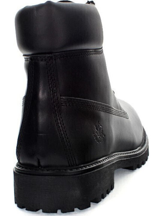 River Leather Black Men's Boots