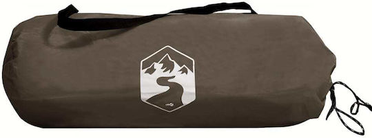 vidaXL Campingzelt Hütte Braun für 2 Personen 200x124x98cm