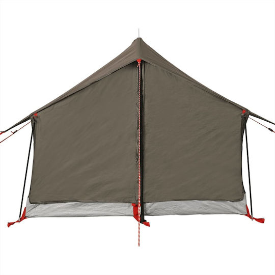 vidaXL Campingzelt Hütte Braun für 2 Personen 200x124x98cm