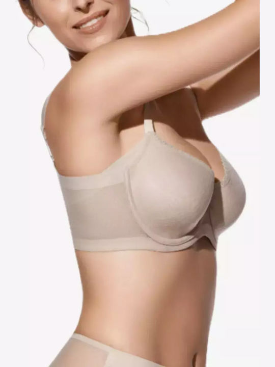 Creaciones Selene VIOLETA Minimizer Minimizer Bra Beige