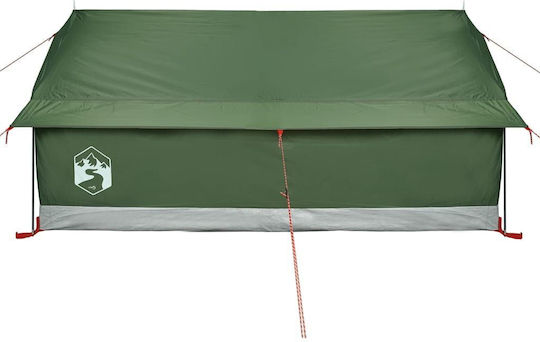 vidaXL Къмпинг шатра Зелен за 2 Човека 200x124x98см. Маслинено - Зелено