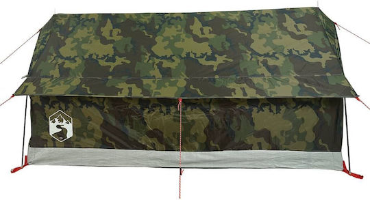 vidaXL Σκηνή Camping Πράσινη για 2 Άτομα 200x124x98εκ. Πράσινο