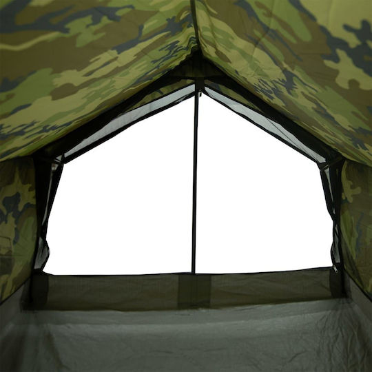 vidaXL Σκηνή Camping Πράσινη για 2 Άτομα 200x124x98εκ. Πράσινο