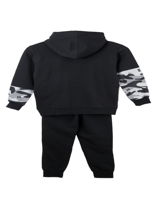 Frenzy Kids Sweatpants Set Black-grey