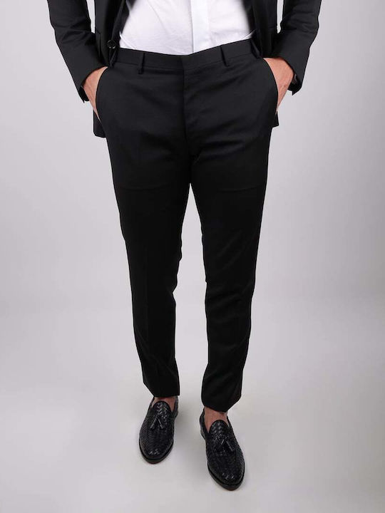 Мъжки Костюм Черен