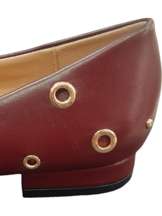 Pointy Ballerinas Burgundy