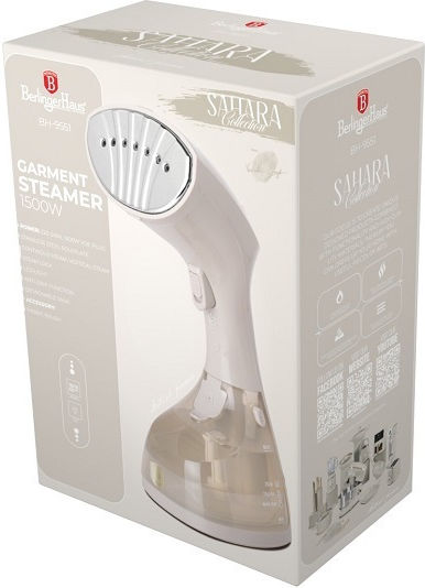 Berlinger Haus Kleiderdampfer Hand 1500W mit Behälter 250ml