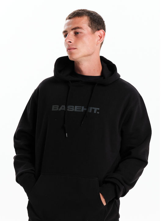 Sweatshirt with Hood Black