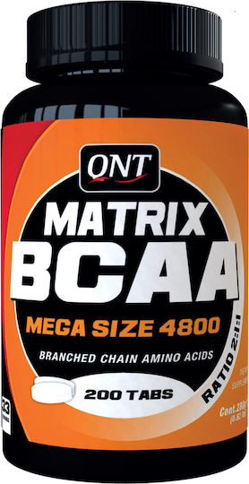QNT Matrix BCAA 4800 200 Ταμπλέτες Unflavoured