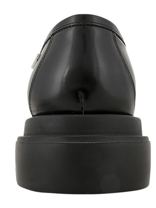 Men's Leather Loafers Black