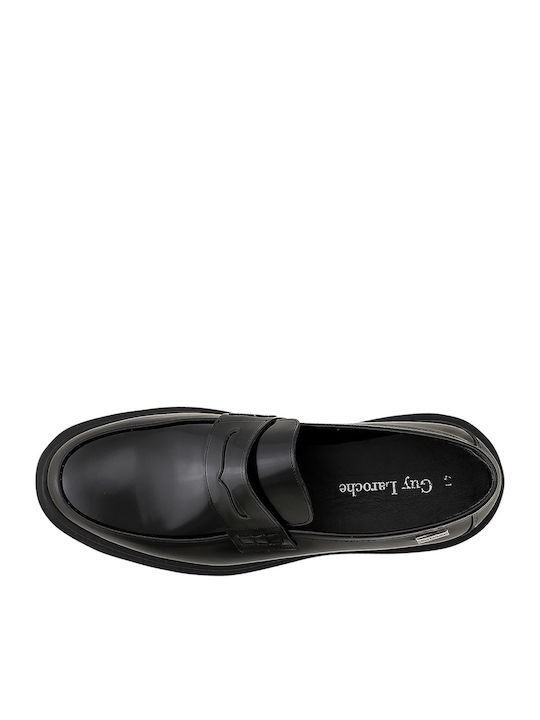 Men's Leather Loafers Black