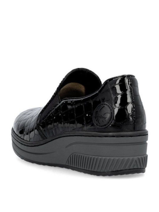 Ανατομικά Γυναικεία Slip-On Μαύρα