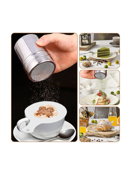 Zola Kitchen Shaker Zahăr Cacao Condimente Piper Sare Ciocolată Tip Shaker din Oțel Inoxidabil