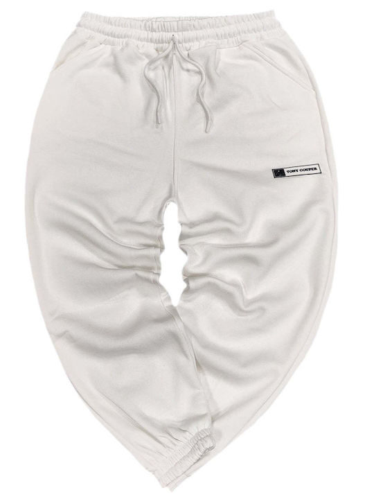 Tony Couper Men's Sweatpants White