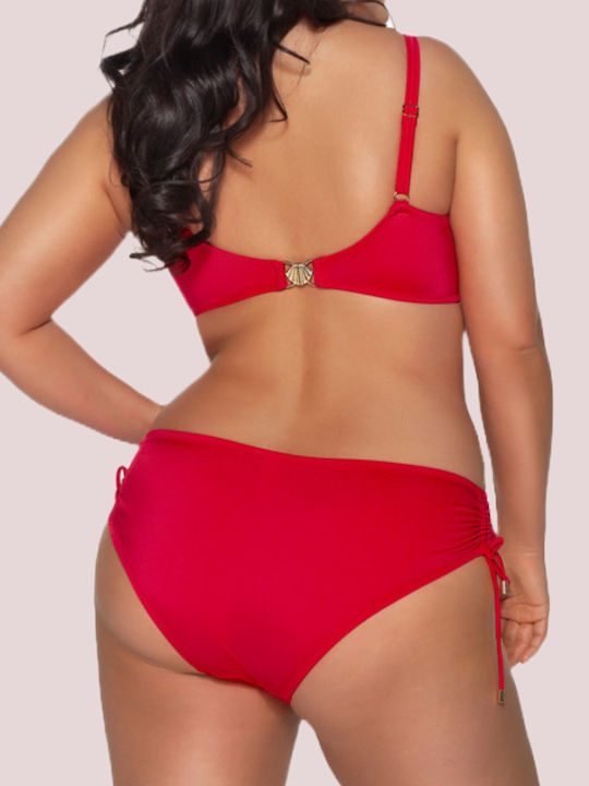 AVA Bikini Slip High Waist Red