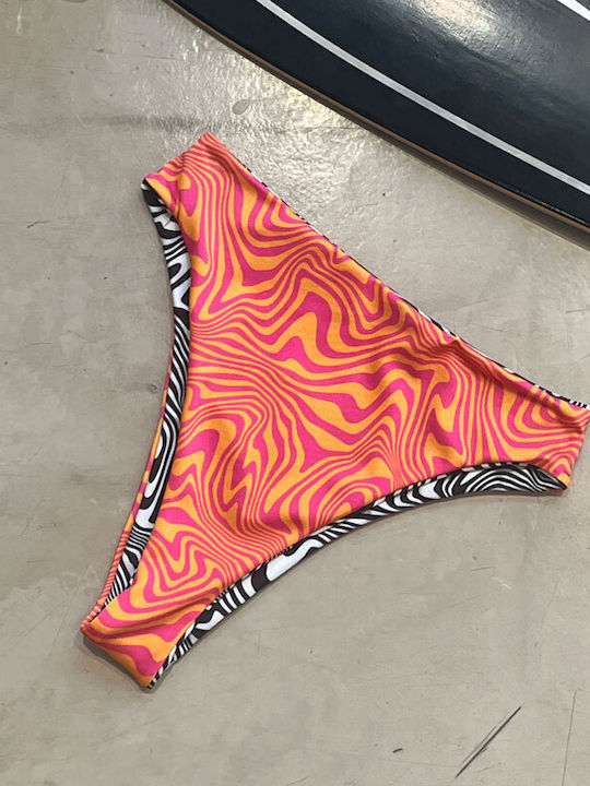 Bikini Slip Orange / Magenta